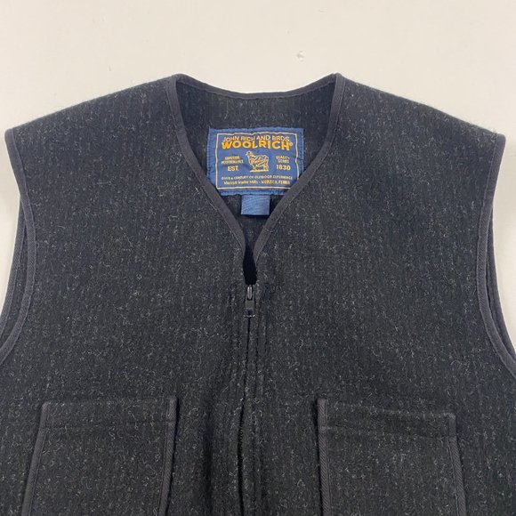 Woolrich Black Vest for Men - Picture 2 of 11